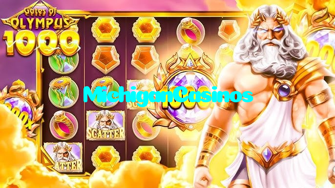 MichiganCasinos casino presented on mobile device in Pakistan with slots and live games